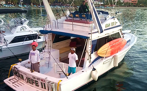 Agua Azul Boat 36Ft Deep Sea Fishing Charters in Ixtapa Zihuatanejo